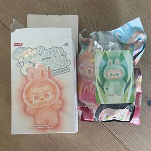 Pop Mart Bunny Toy - Pink and Green